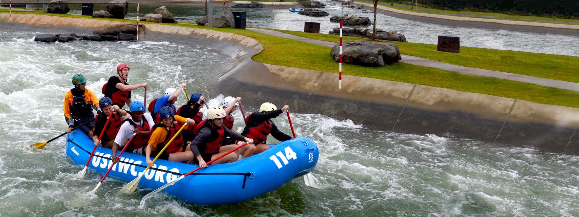 Rafting at the U.S. National Whitewater Center